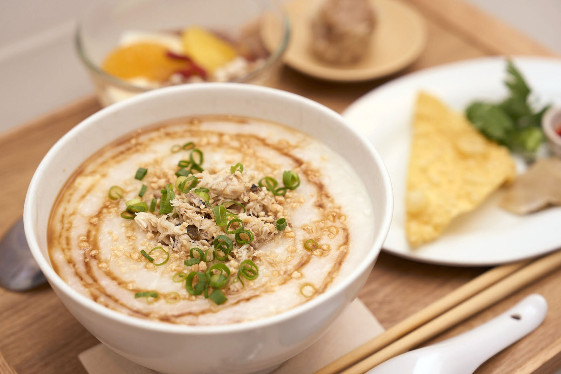 『中華粥口福セット』1,650円。