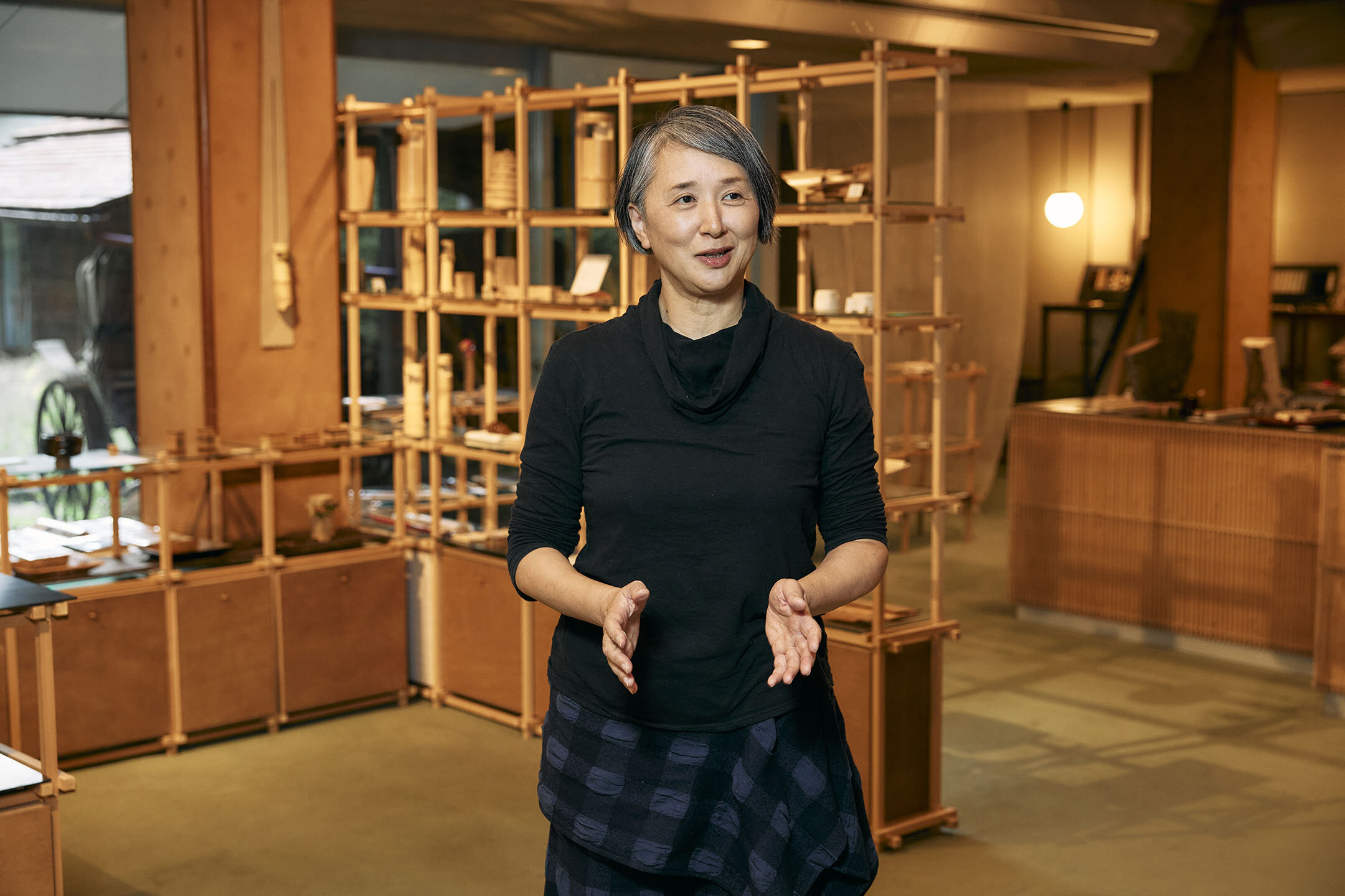 高野竹工株式会社 企画営業部・部長の井澤葉子さん