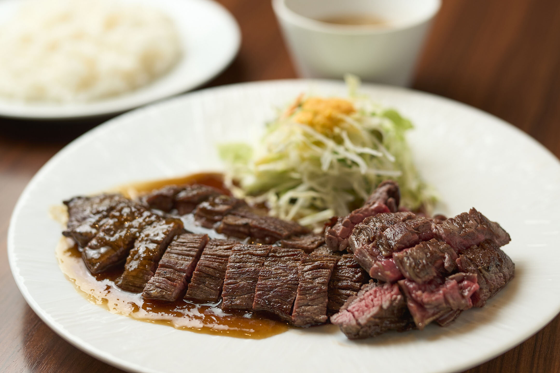 お肉1枚半のステーキランチ