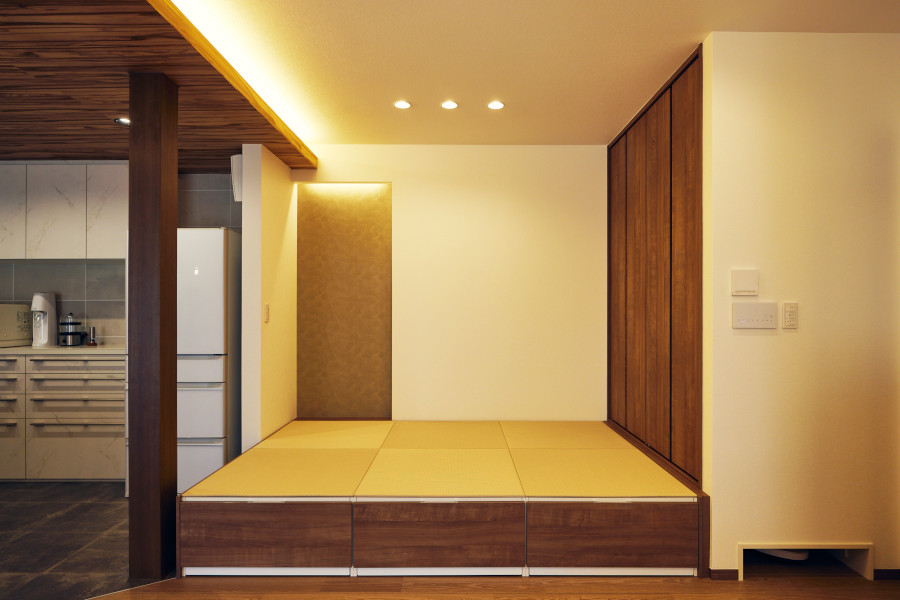 つながり×ひろがり 家族が集まるLDK | 戸建てリフォーム 事例